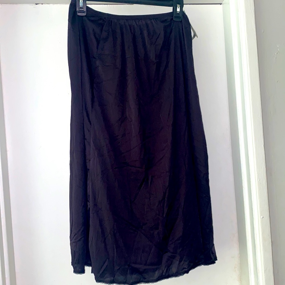 Black Skirt Slip